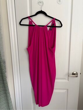 Fuschia Ralph Lauren Dress - knee length